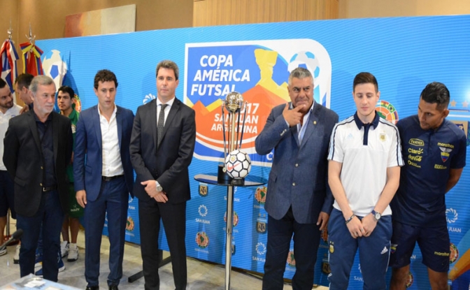 Se presentó oficialmente la Copa América de Futsal 2017