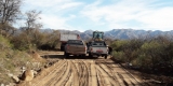 Con fondos provinciales, mejoran las huellas mineras en Valle Fértil y Calingasta